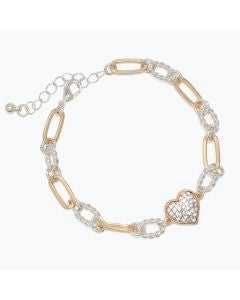 Crystal Heart Bracelet