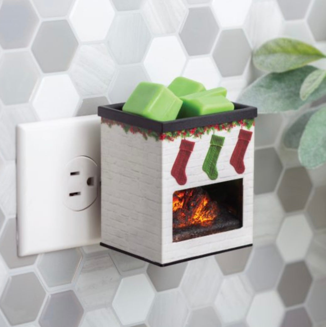 Holiday Fireplace Pluggable Warmer