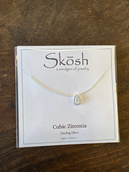 Diamond Teardrop Necklace