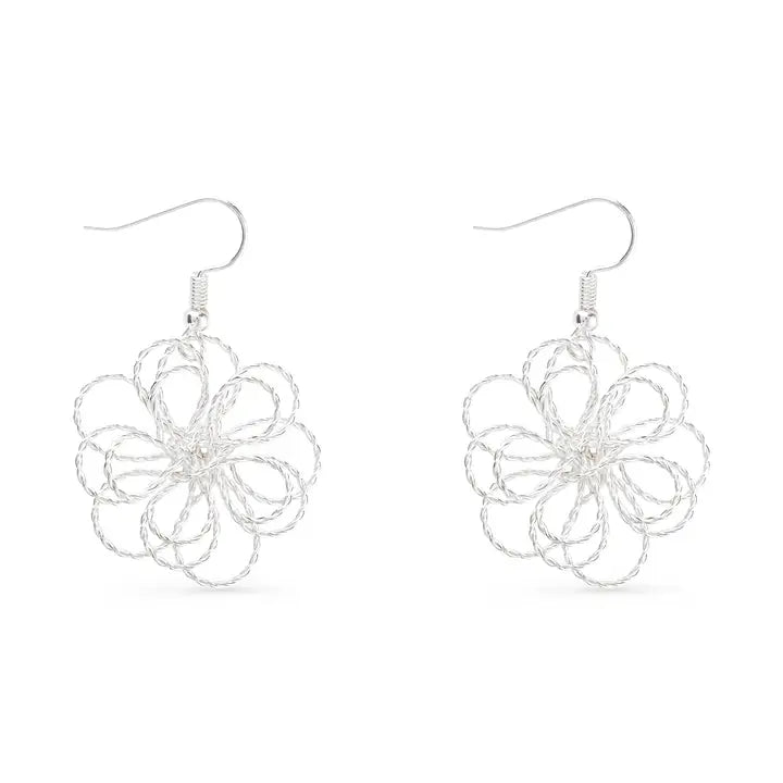 Silver Polished Ellie Earrings