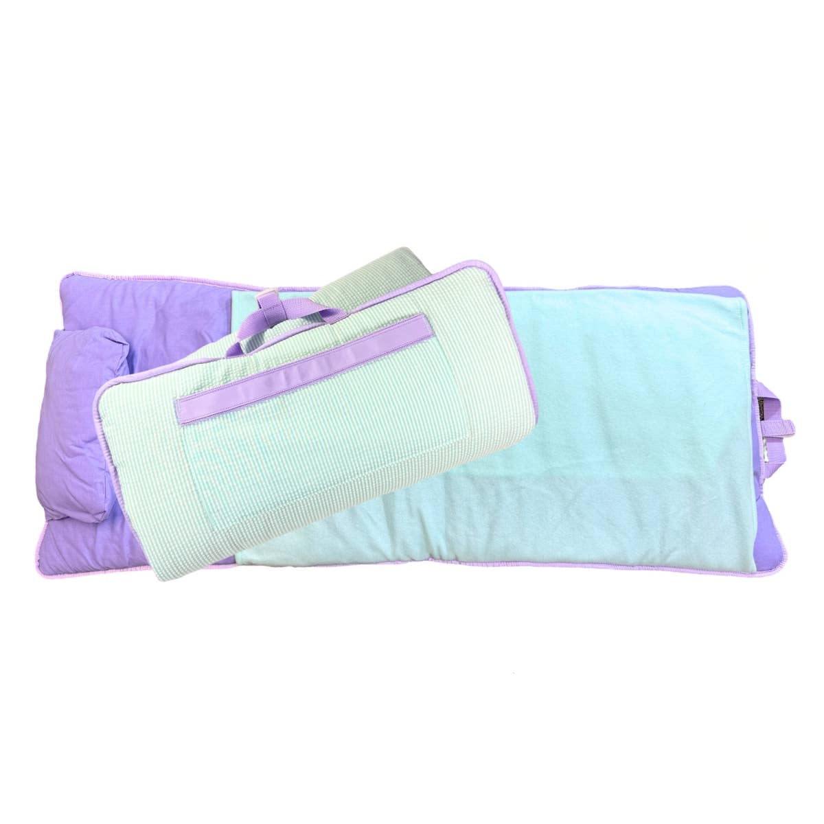 Mermaid Seersucker Nap Roll | Mint