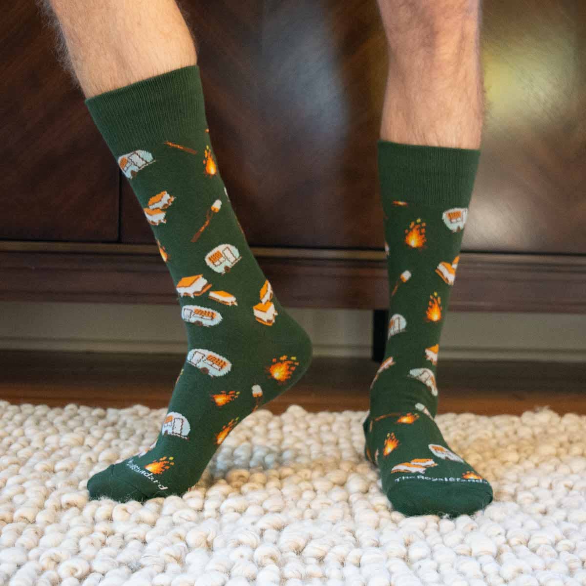 Men's Camping Socks One Size