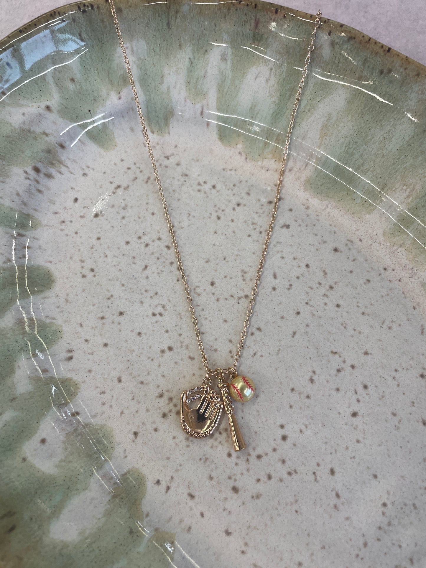 Softball Necklace