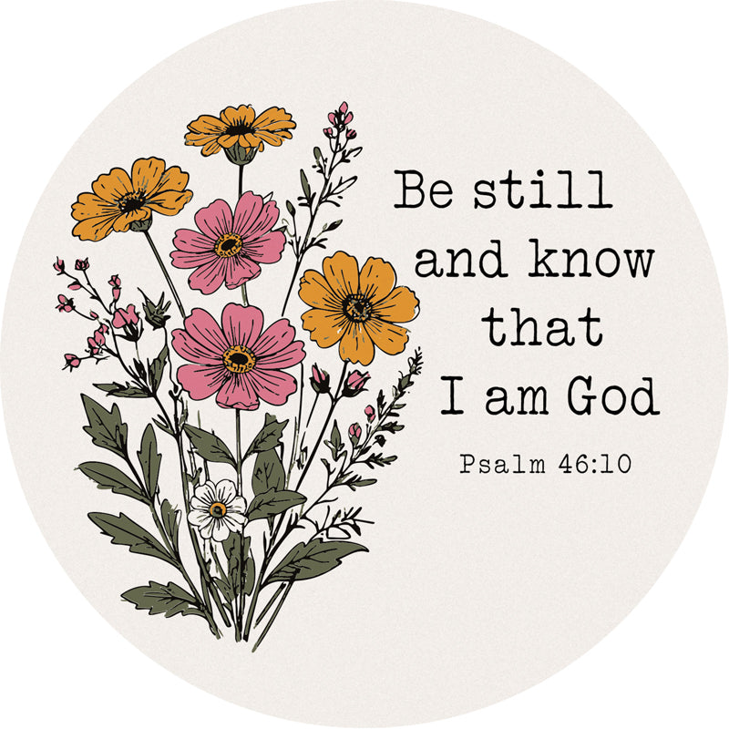 Car Coasters + Psalm 46:10