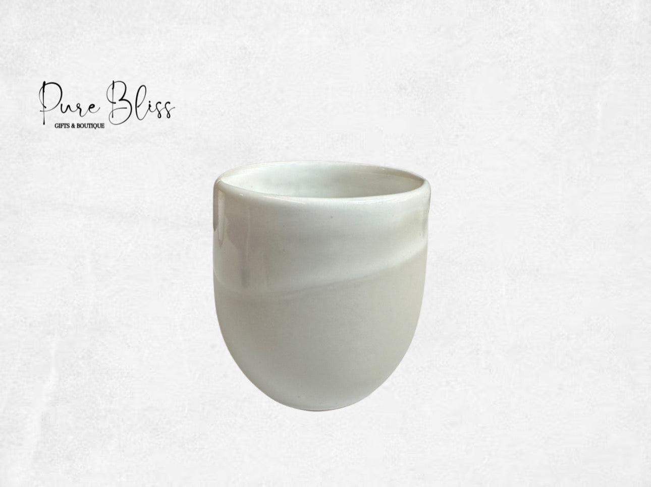 Stemless Pottery Simply White