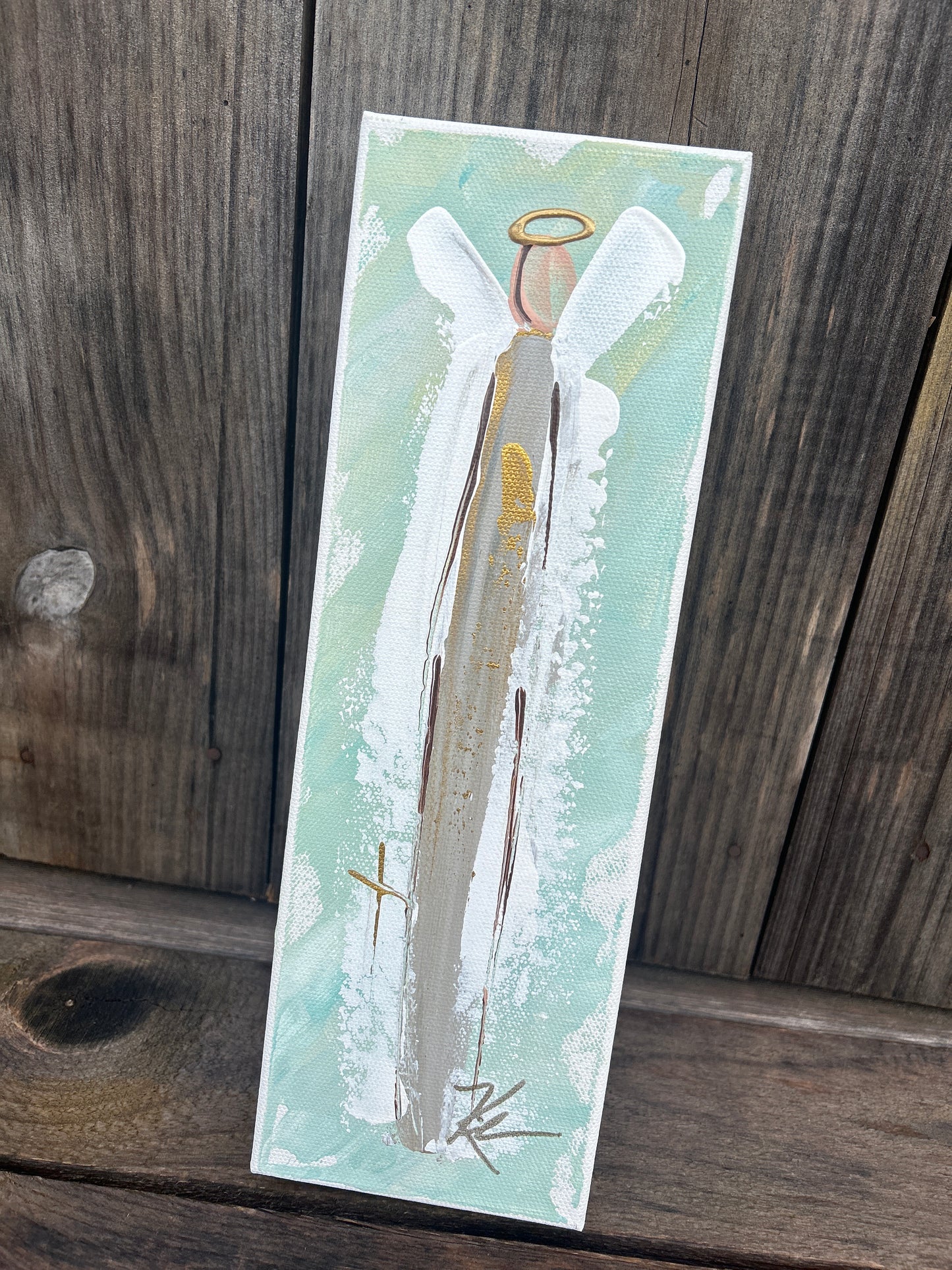 Mint Angel Canvas
