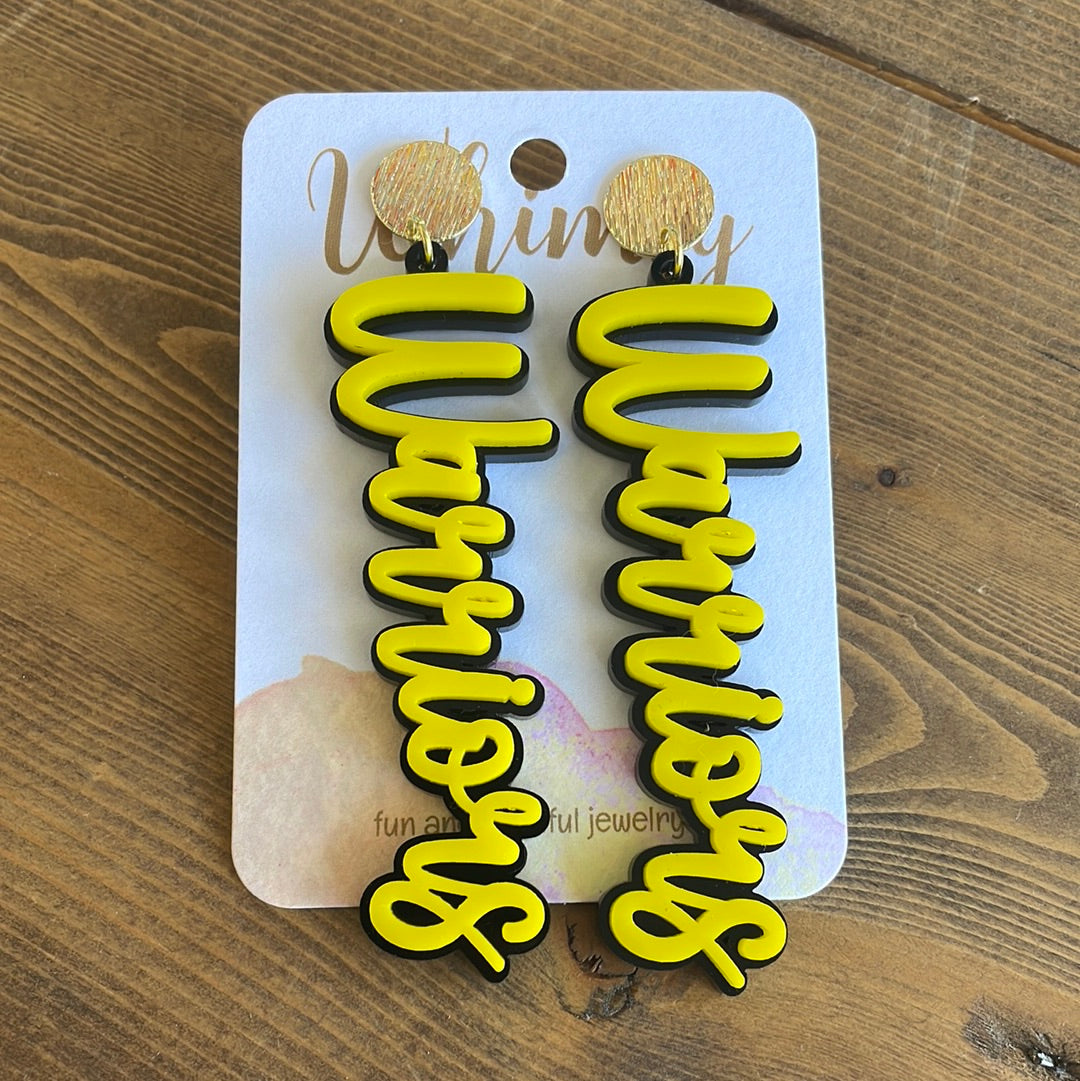 Gold Warriors Earrings