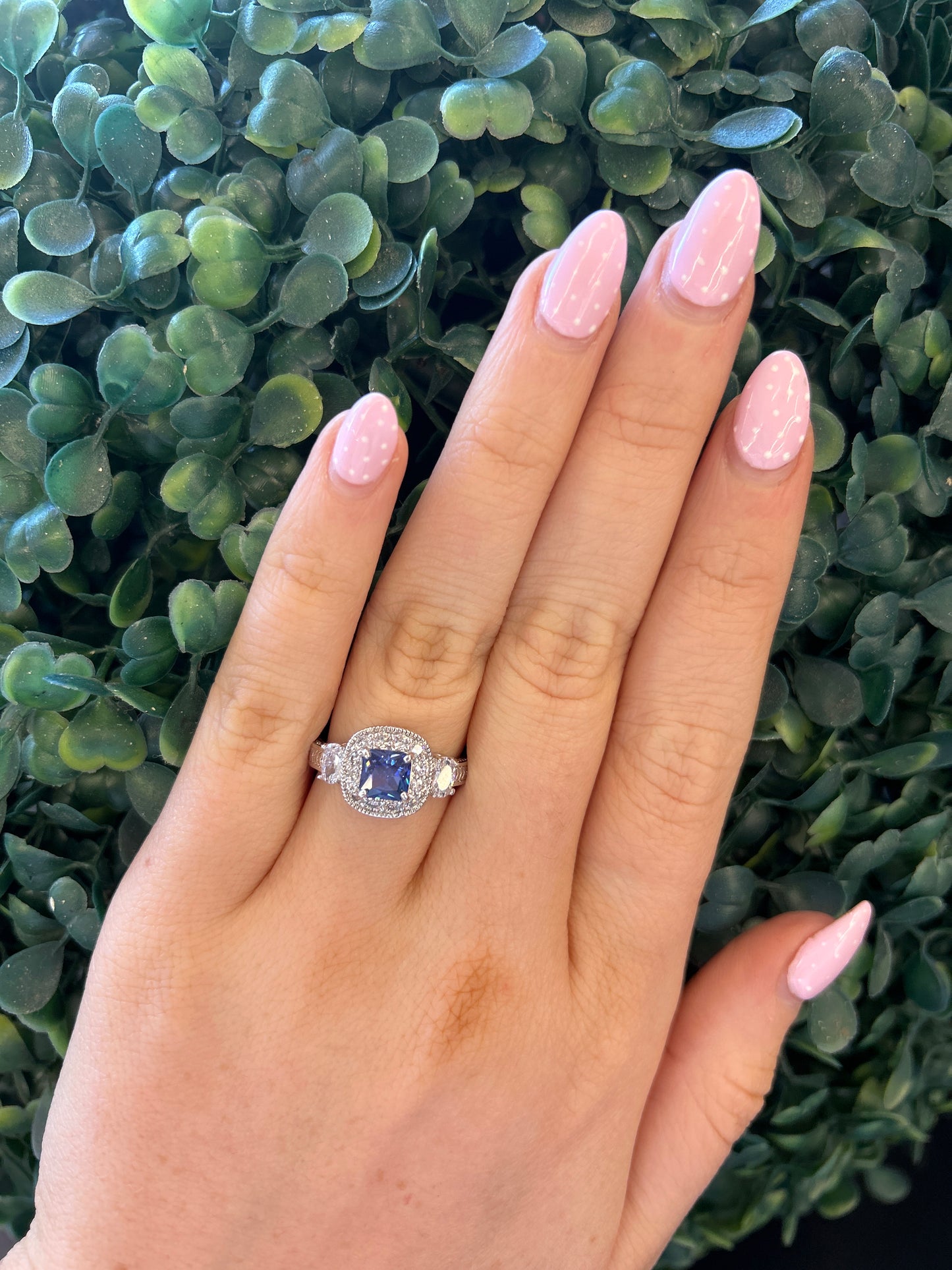 Blue Dreams Diamond Ring