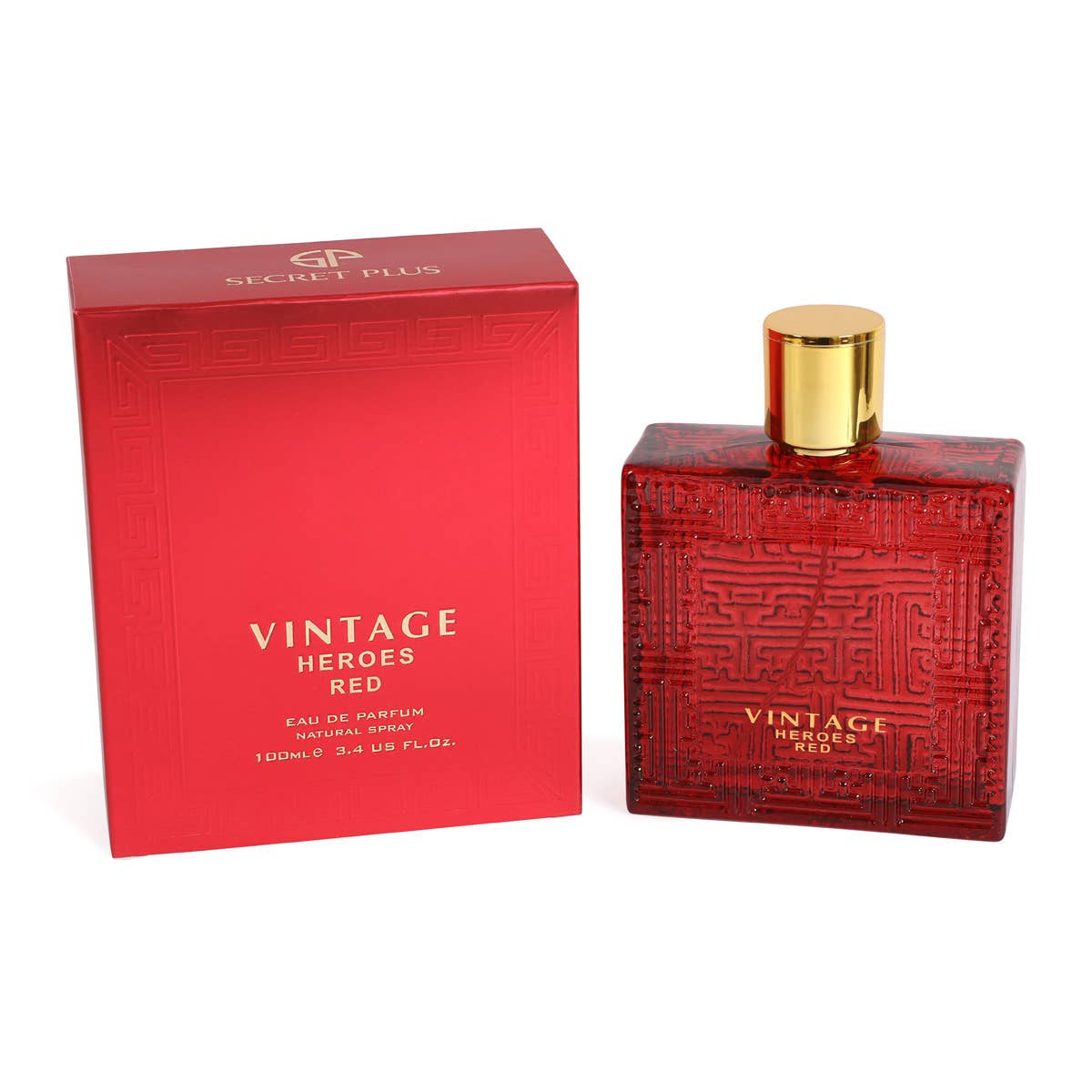 Vintage Heroes Red Spray Cologne For Men