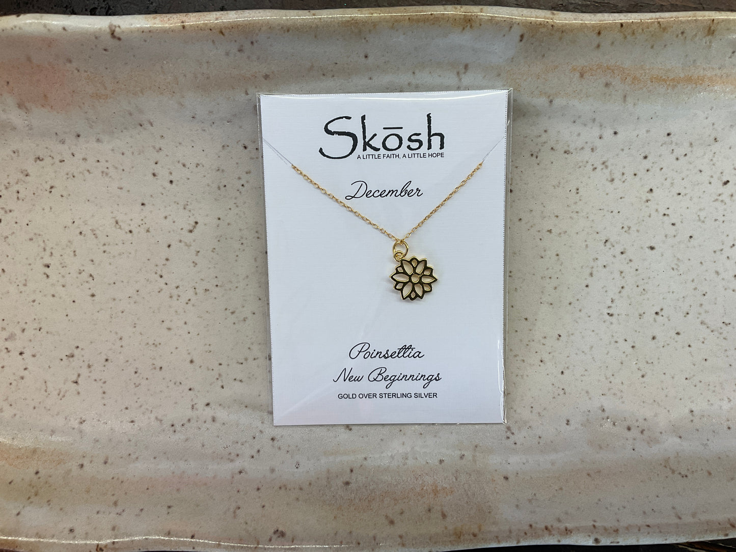 Flower Birth Month Necklaces