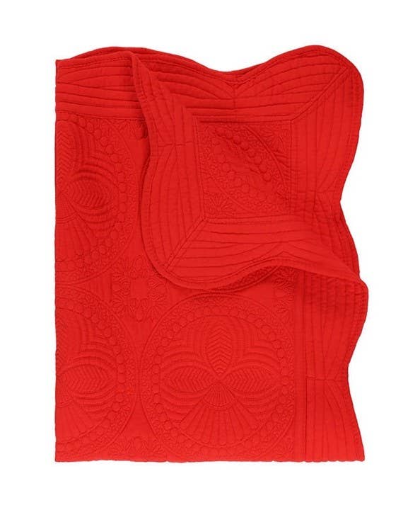 Heirloom Quilt - Baby Quilt Blanket Swaddle Monogram: Mint