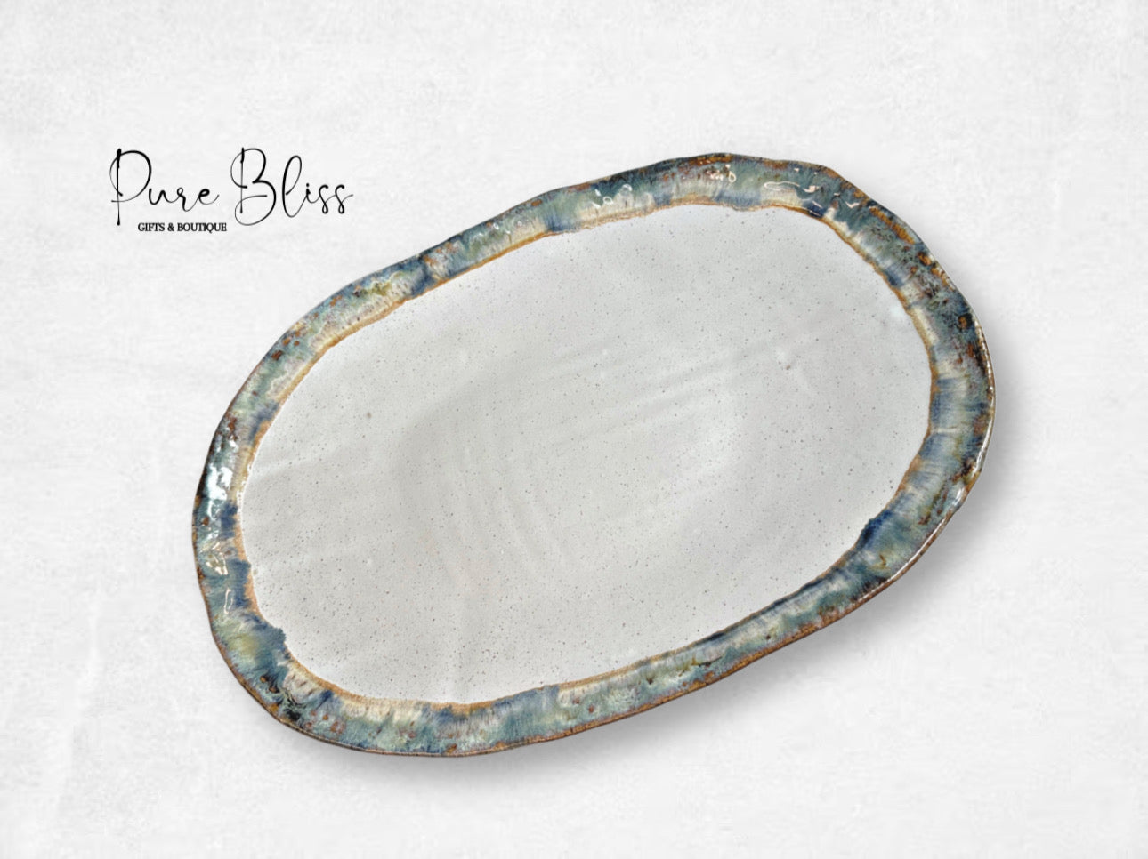 Oval Sandwich Platter Pottery Magnolia
