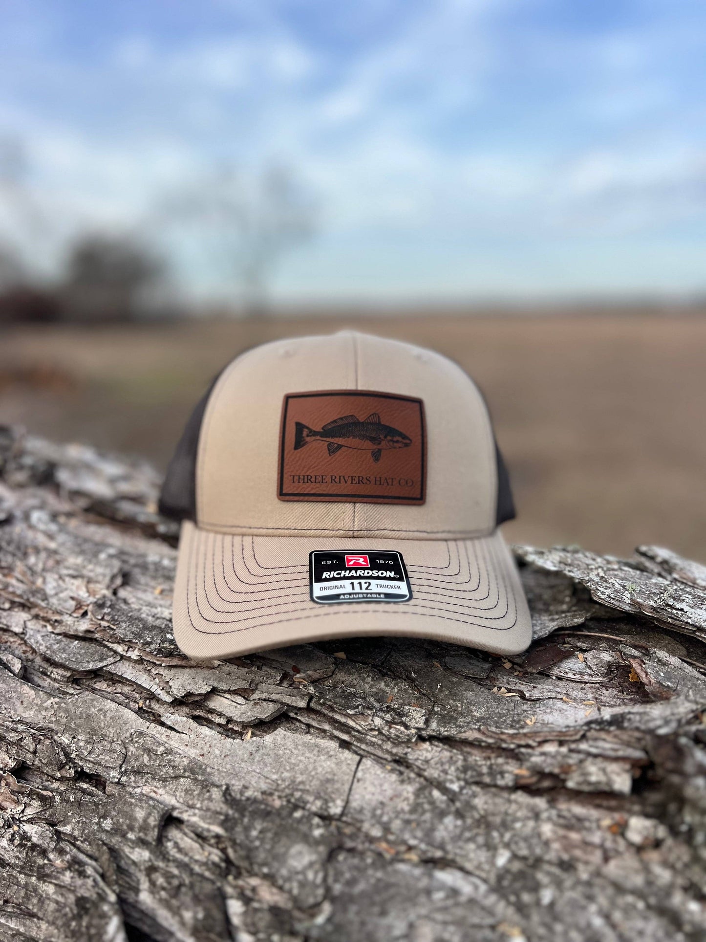 Redfish - Trucker Snapback - Khaki/Coffee
