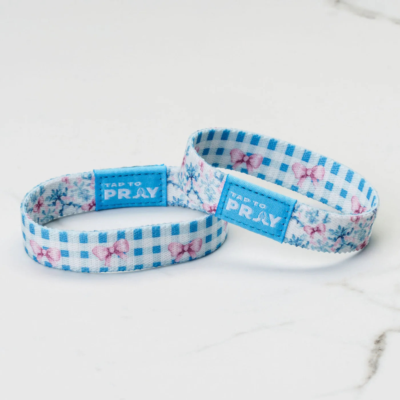 Tap to Pray - Wristband - Blue Belle