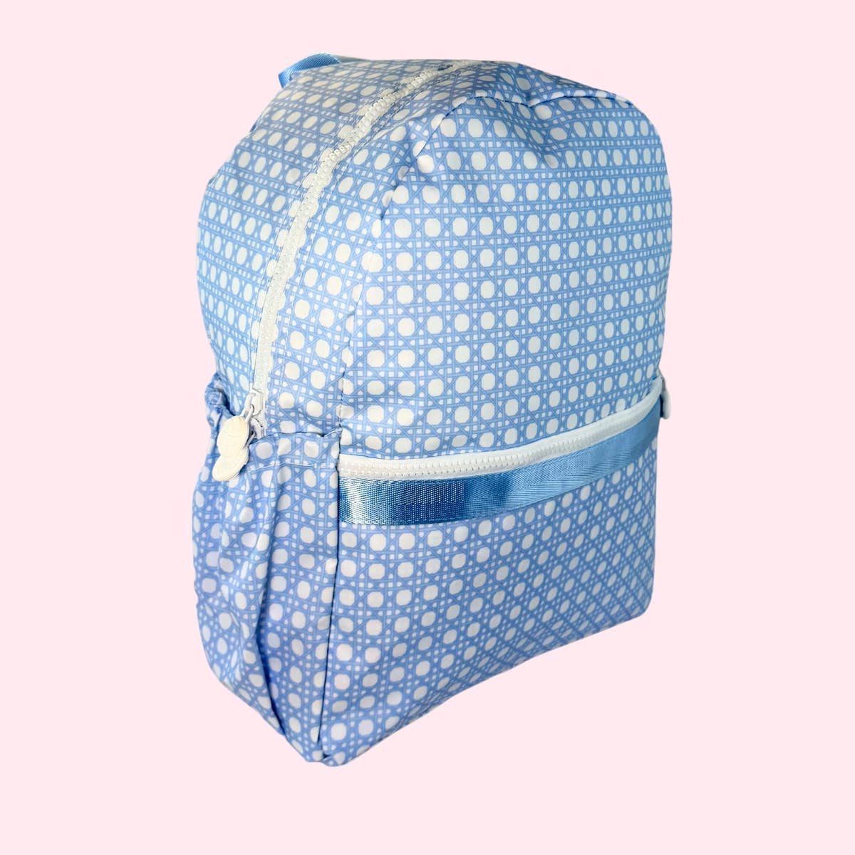 Baby Blue Bungalow ~WIPEAB~Medium Backpack w/ Pockets | Mint
