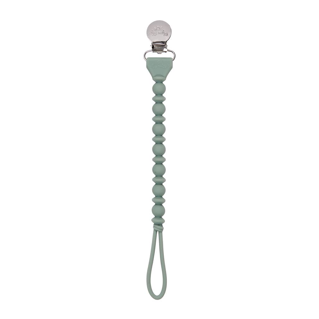 Sweetie Strap Silicone One-Piece Pacifier Clips: Succulent Beaded