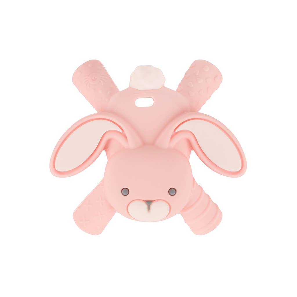Ritzy Teether Baby Molar Teether: Bunny