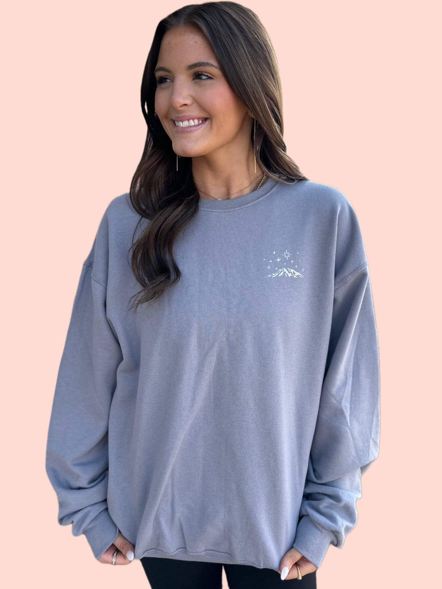 If The Stars Were Made To Worship So Will I Graphic Crewneck