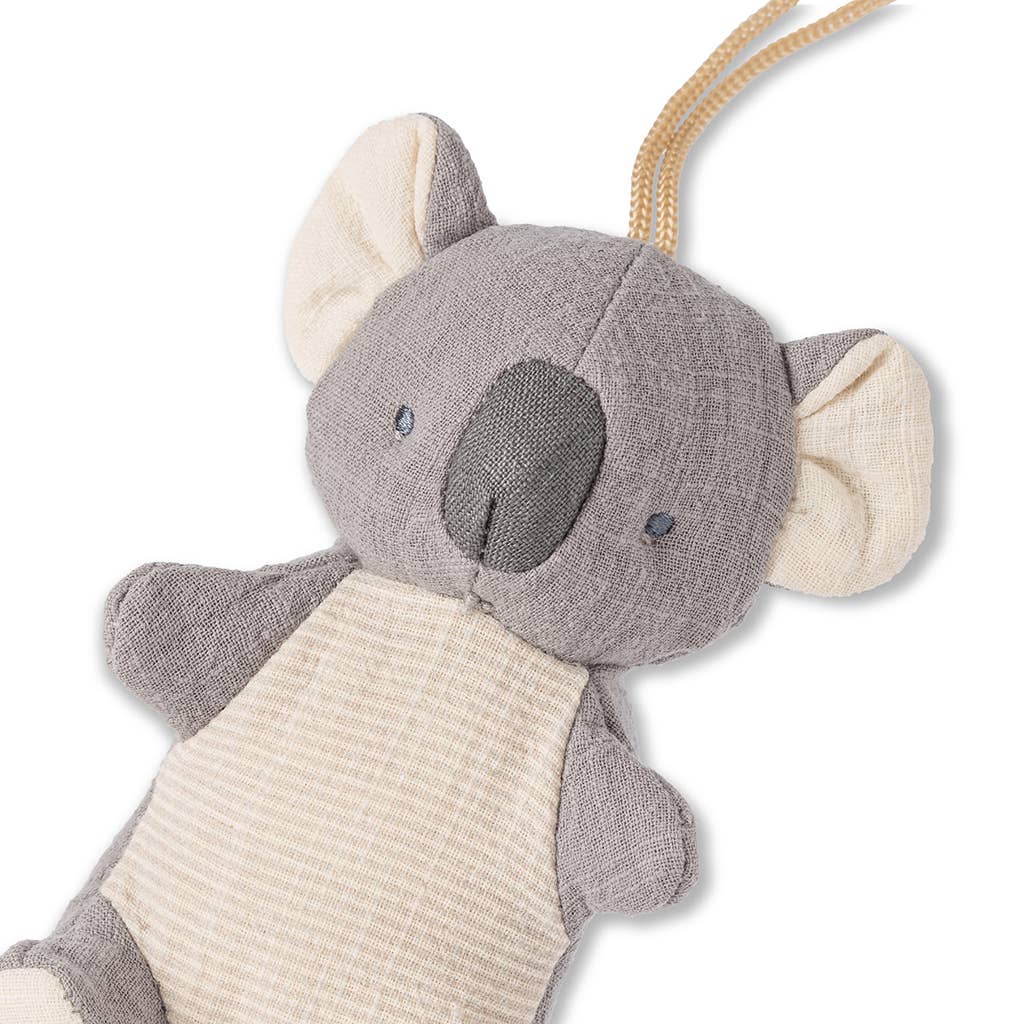 Bitzy Pal Natural Rubber Pacifier & Stuffed Animal: Cow