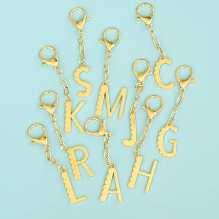 Initial Bag Charm