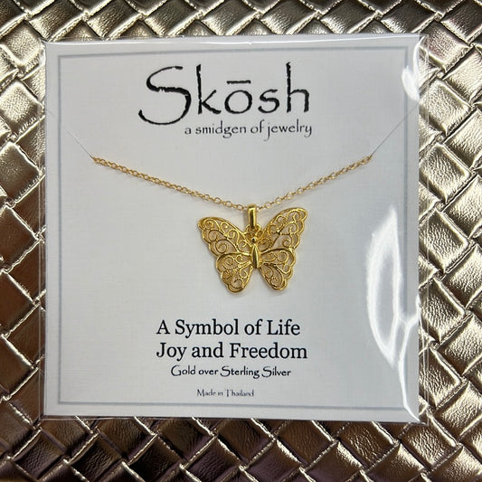 Skosh Adult + Butterfly Necklace