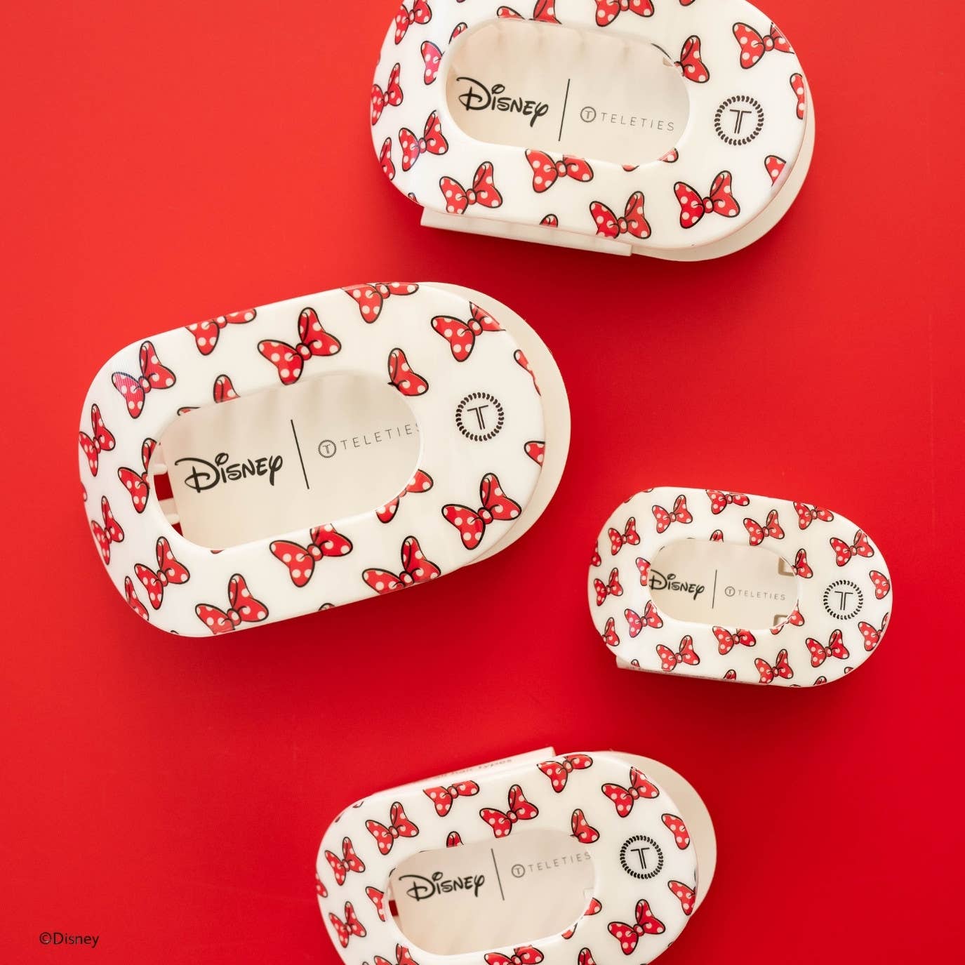 Flat Round Hair Clip | Minnie Mouse Loves Her Bows!