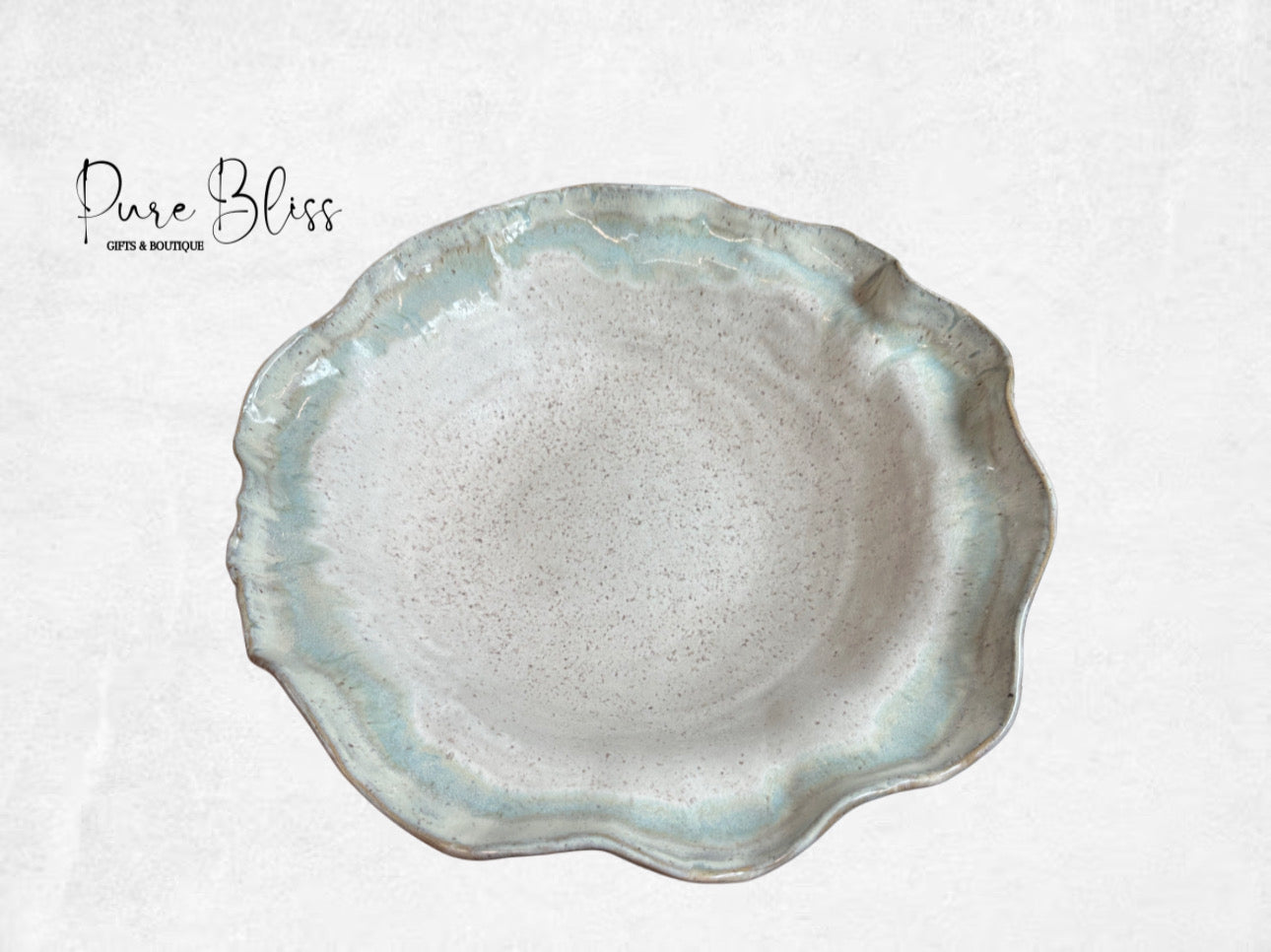 Extra Large 18” Bowl Pottery Hydrangea