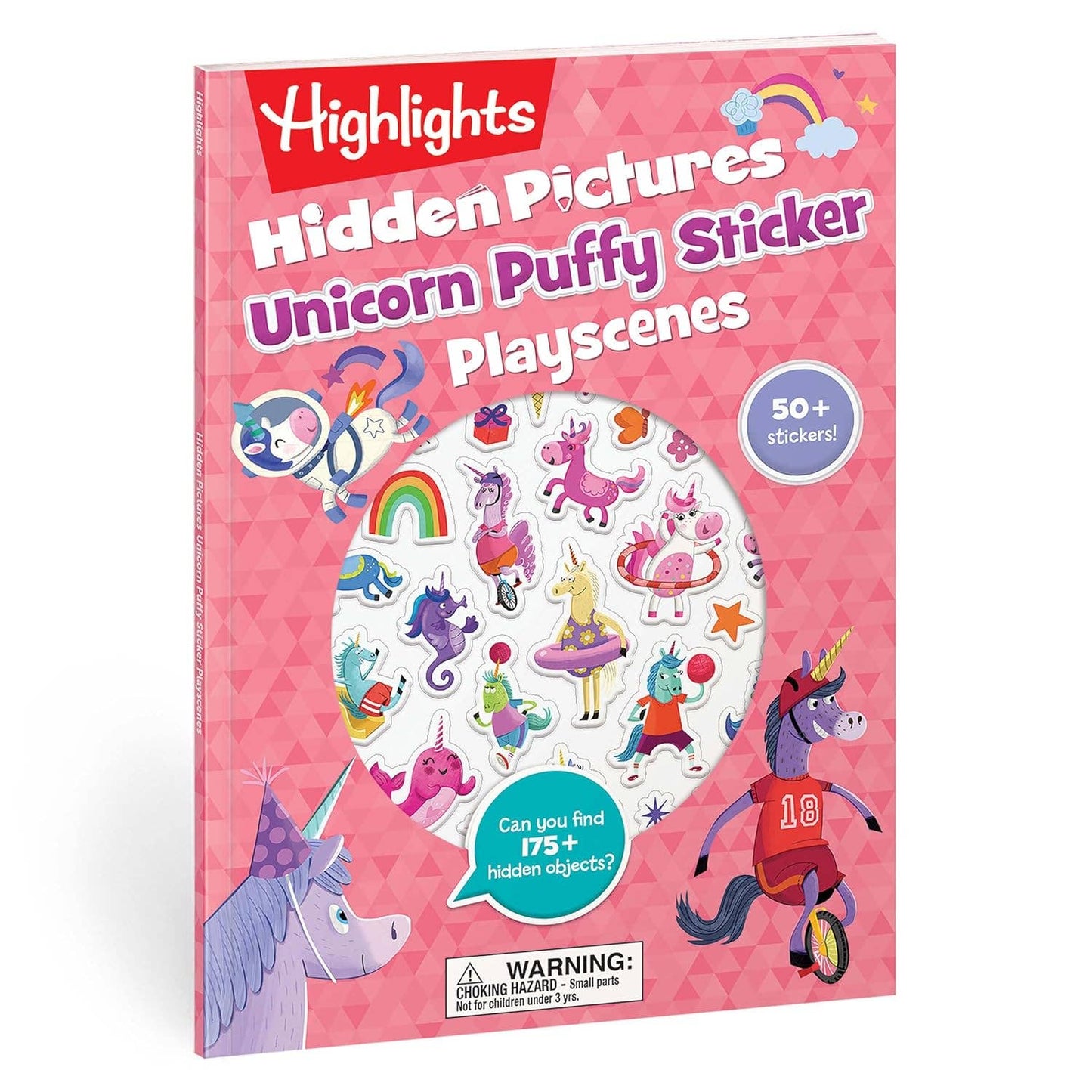 Unicorn Hidden Pictures Puffy Sticker Playscenes