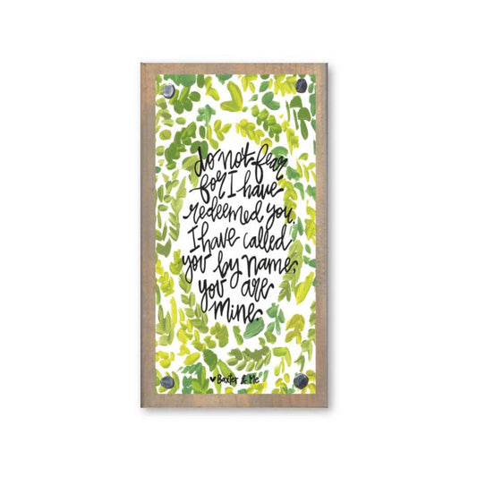 Do Not Fear Driftwood Happy Block