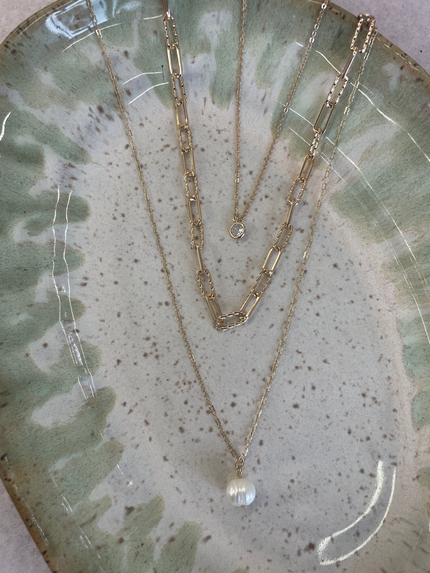 Twisted Pearl Necklace