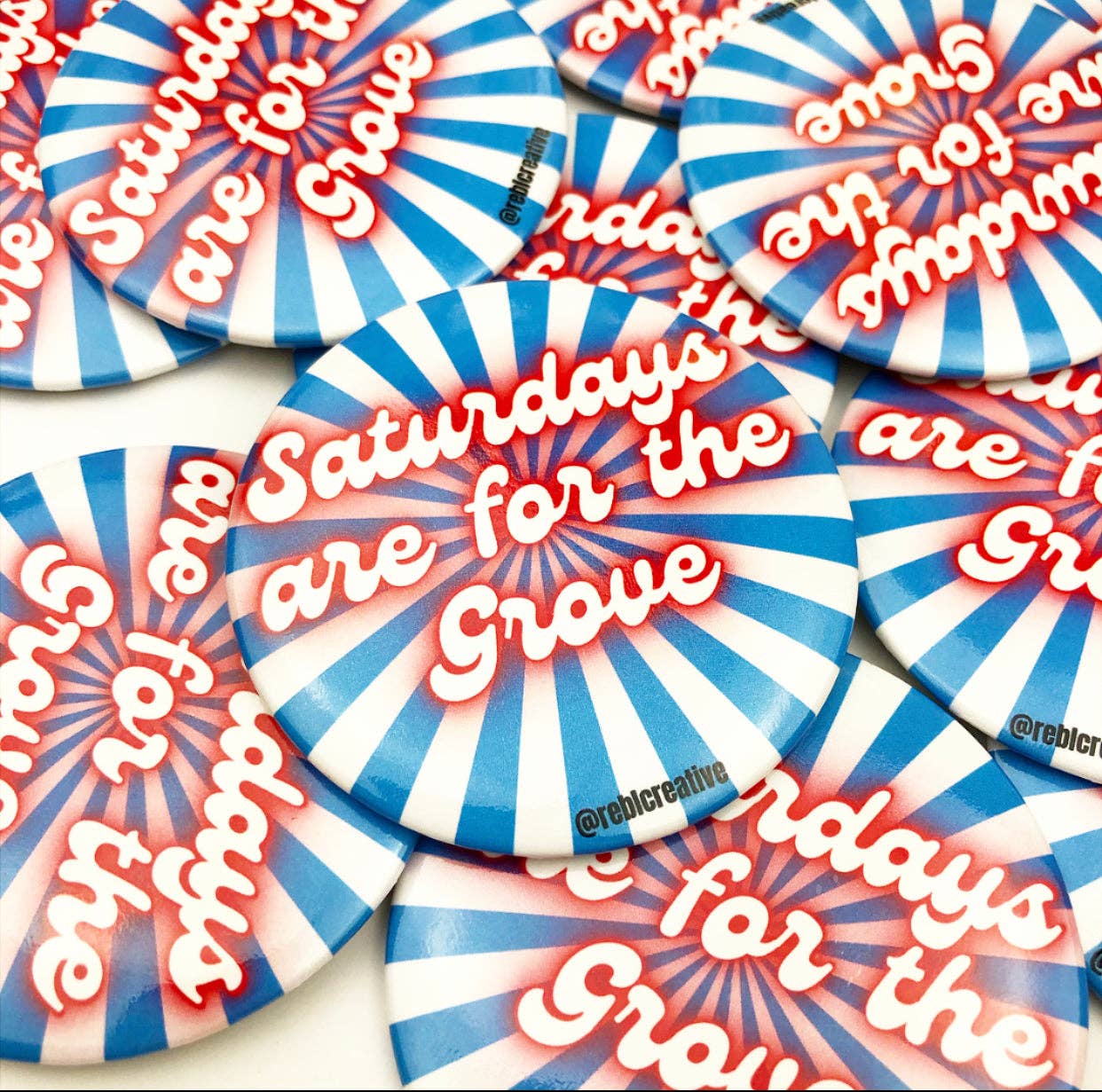 Saturdays - The Grove - Game Day Button
