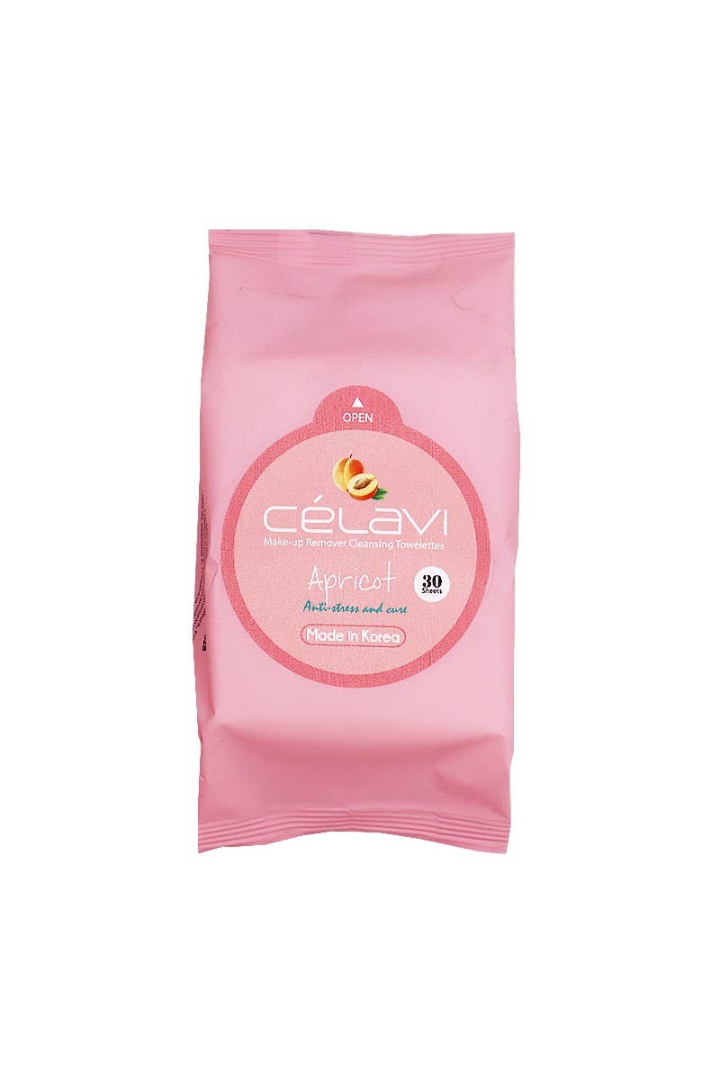 Celavi Makeup Cleansing Towelette Apricot