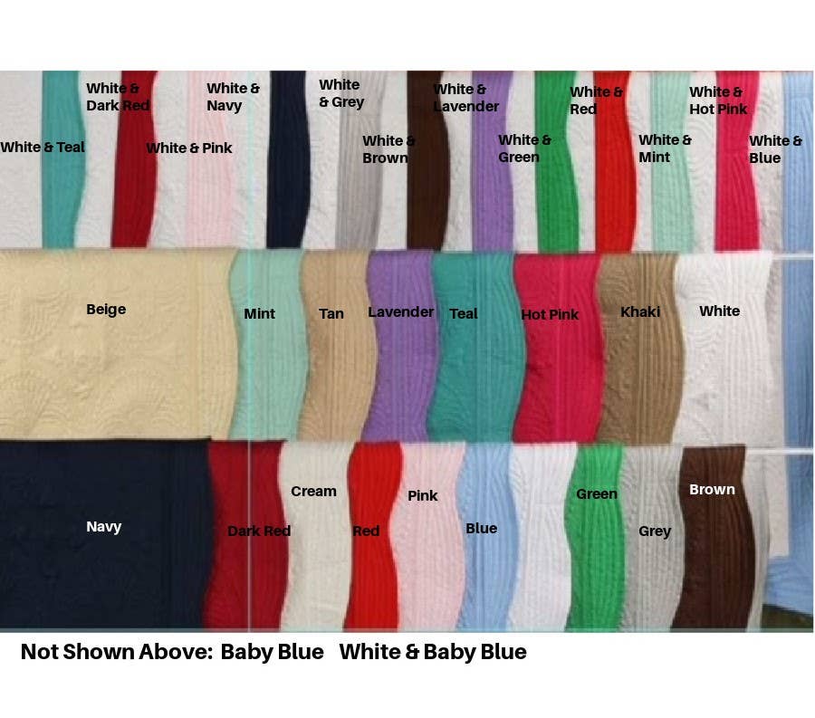 Heirloom Quilt - Baby Quilt Blanket Swaddle Monogram: Mint