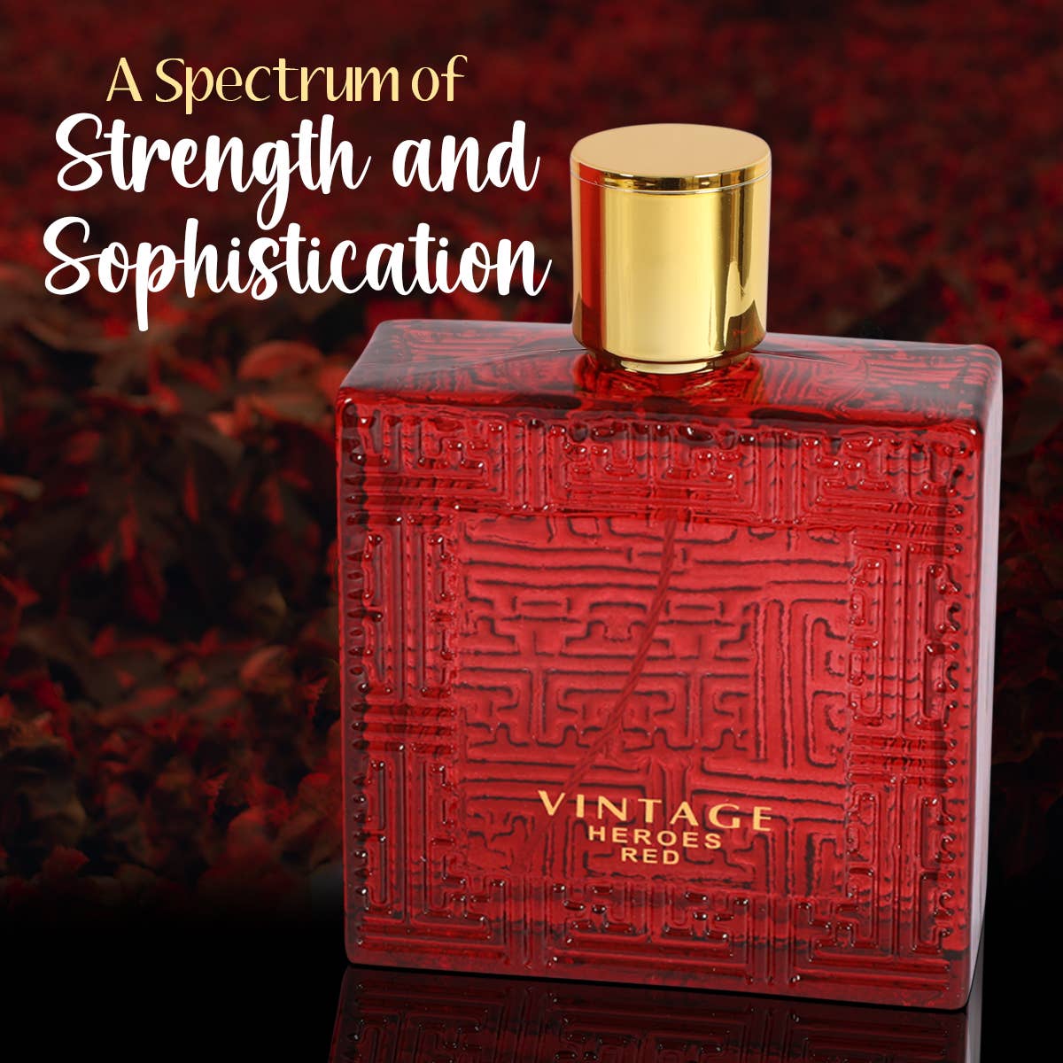 Vintage Heroes Red Spray Cologne For Men