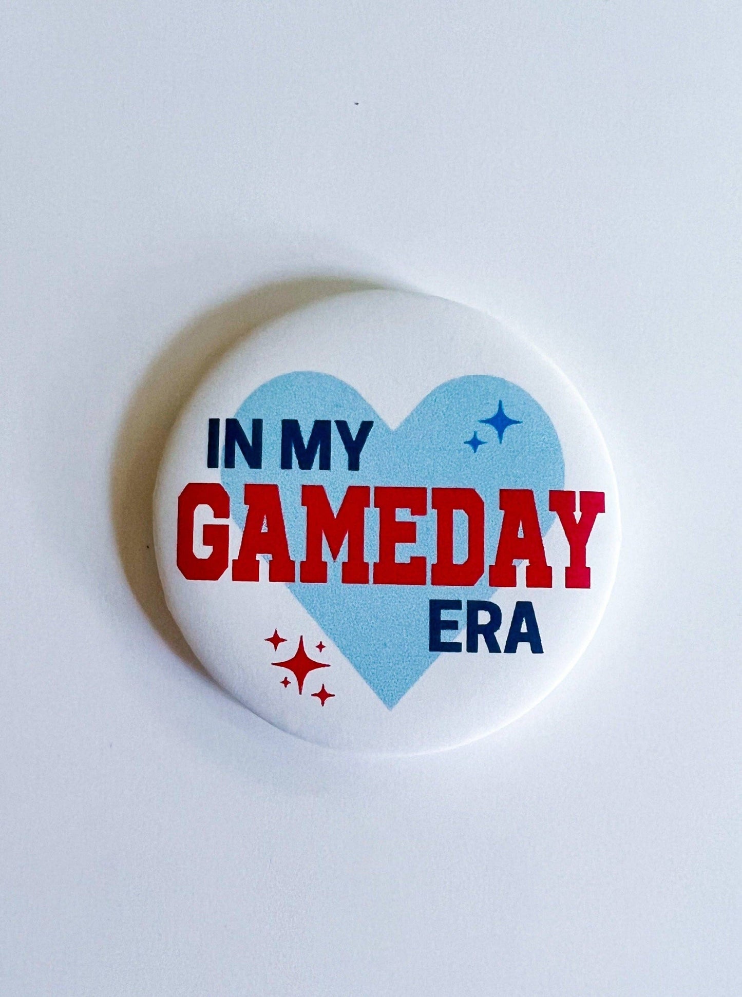Gameday Era Button (blue & red)