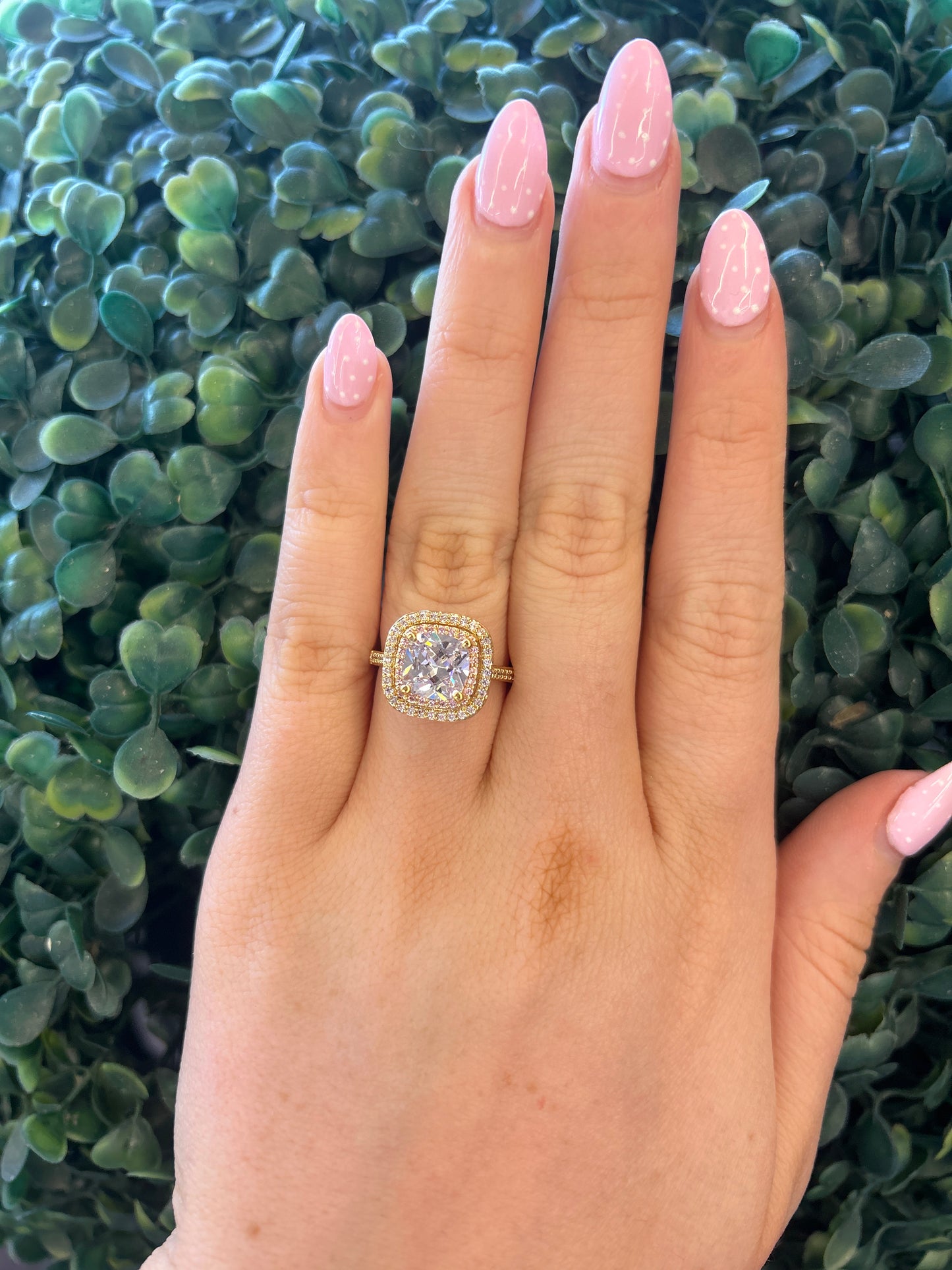 Golden Hour Diamond Ring