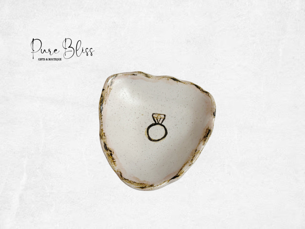 Pink Stone Ring Bowl