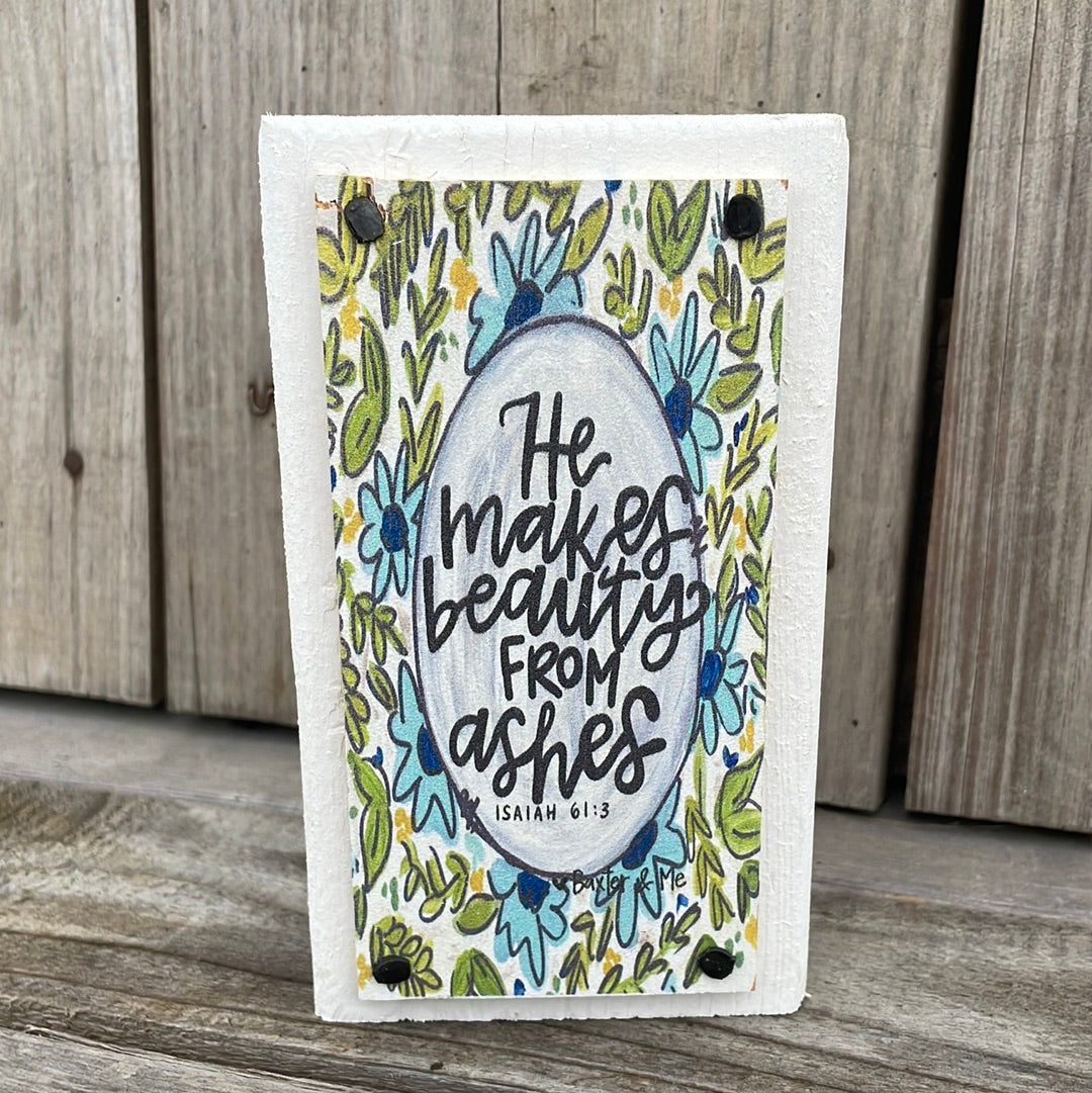 Beauty From Ashes Happy Block