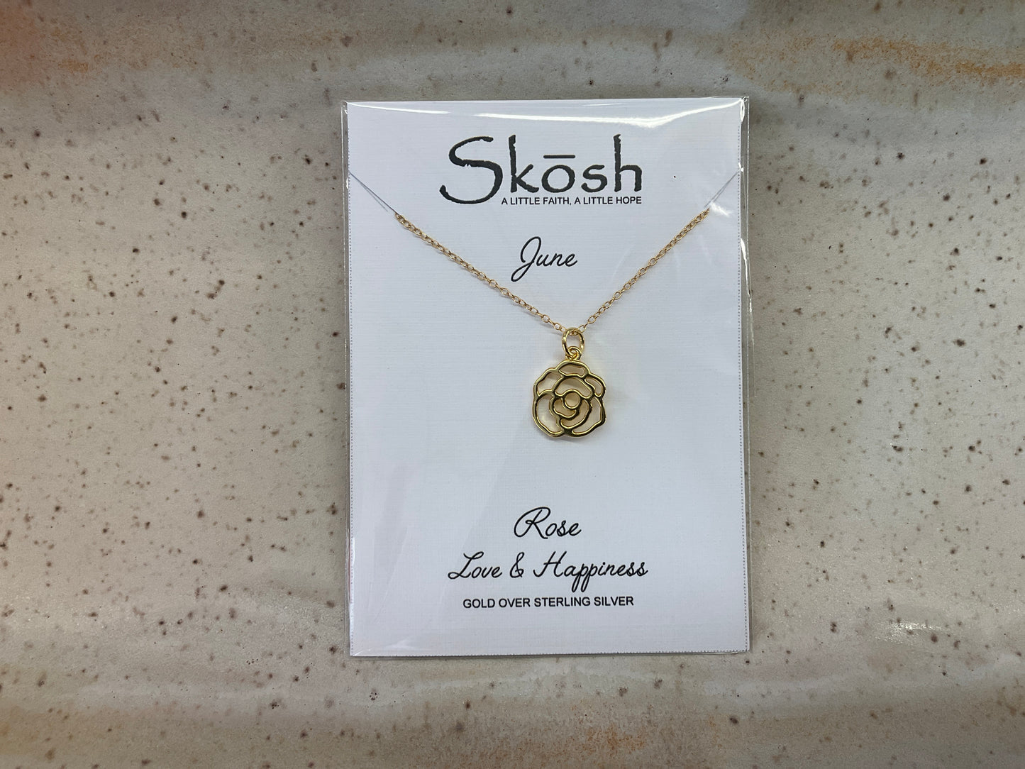 Flower Birth Month Necklaces