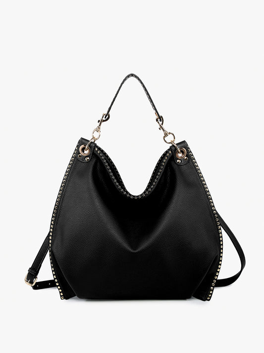 Carly Studded Hobo