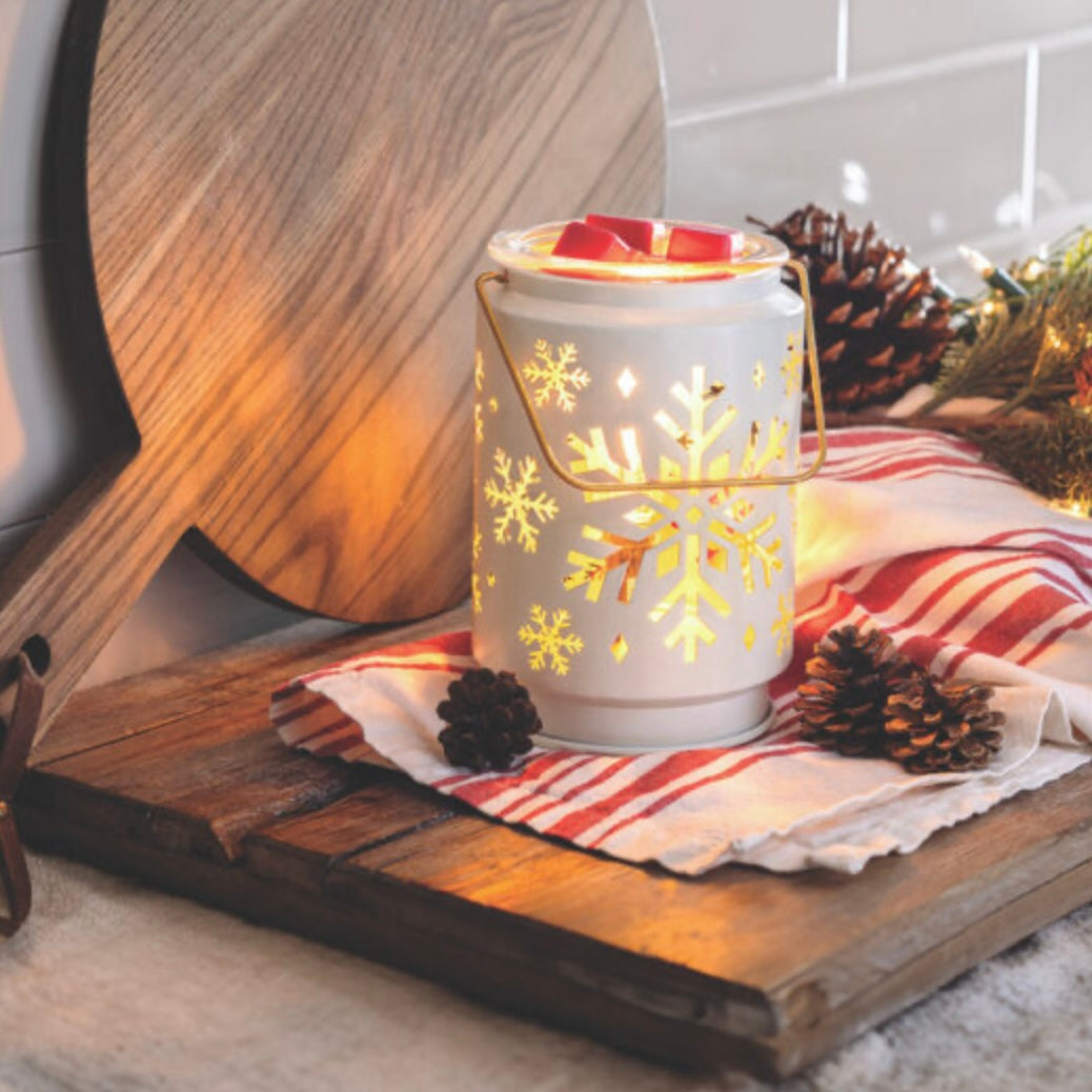 Snowflake Vintage Style Bulb Wax Warmer