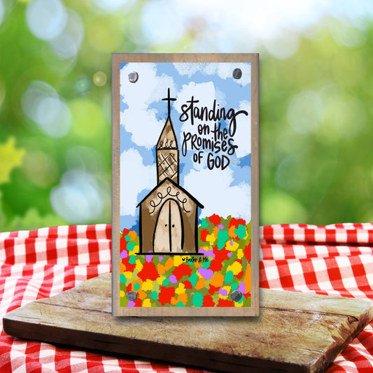 Standing on the Promises Church Driftwood Happy Block