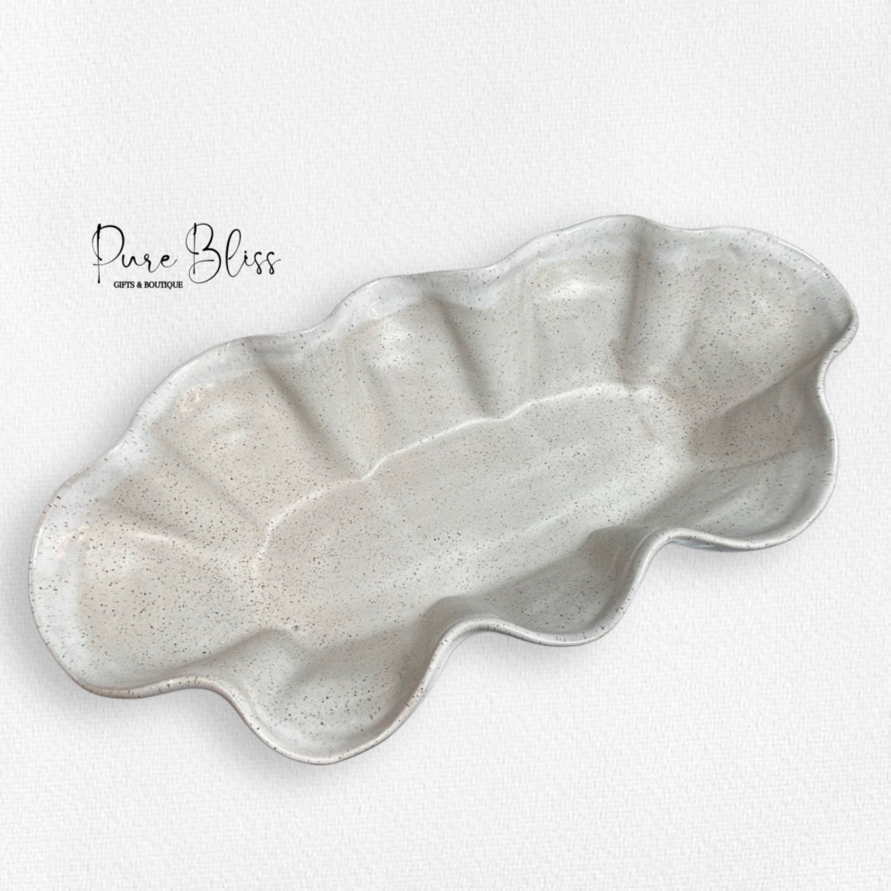 Centerpiece Dish Pottery Simply White