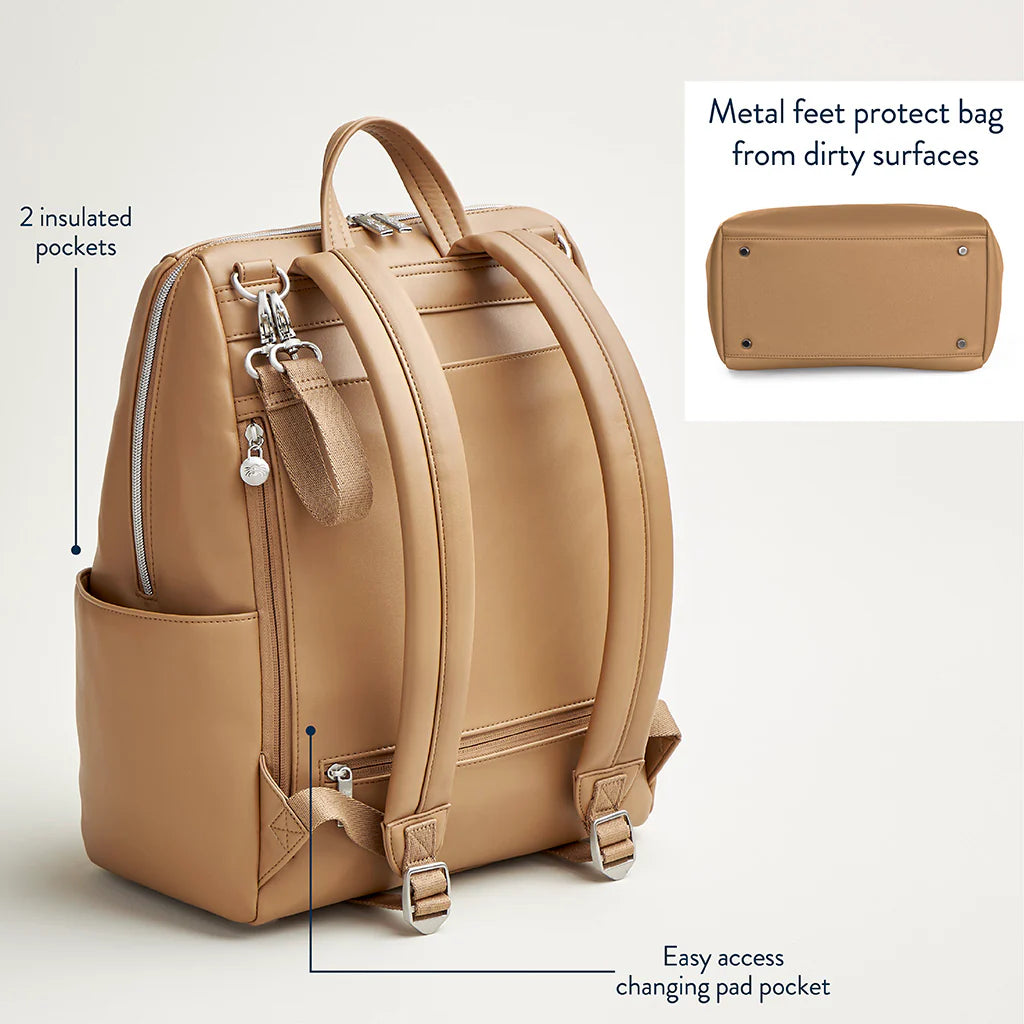Eras Backpack w/ Changing Pad - Chai Latte