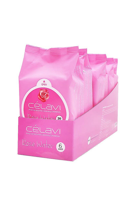 Celavi Makeup Cleansing Towelette Rose Water