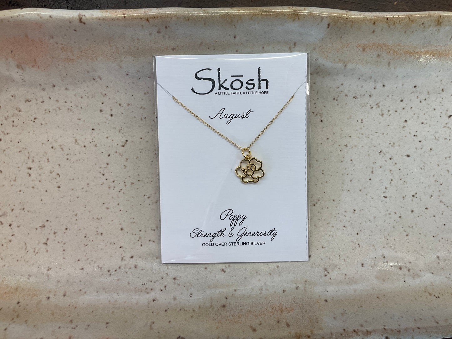Flower Birth Month Necklaces