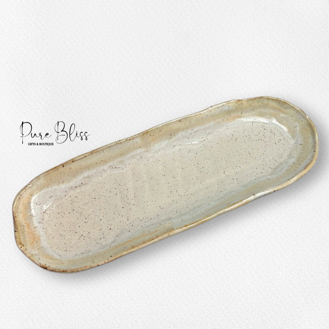 Bread Tray Pottery Dogwood