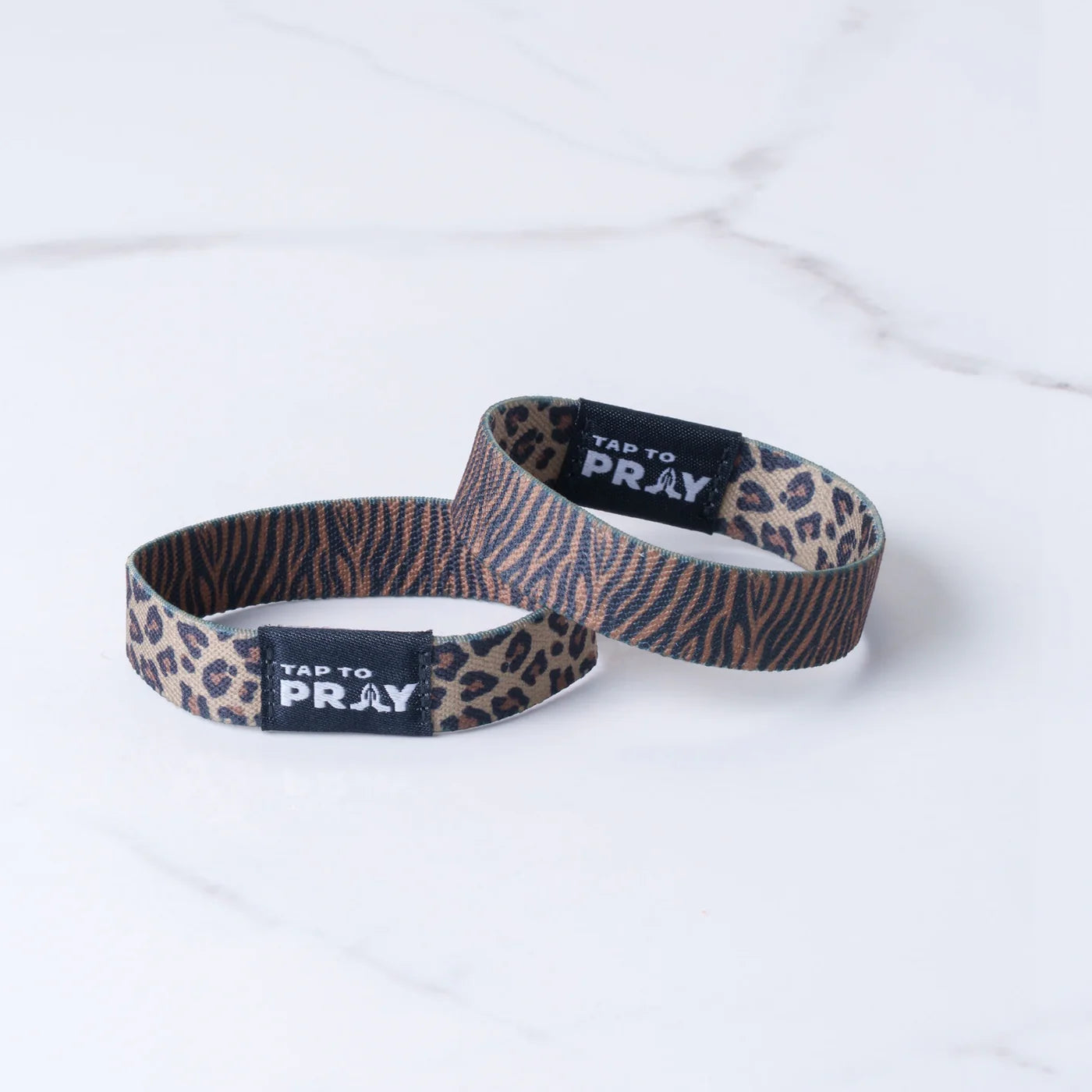 Tap to Pray - Wristband - Safari Leopard
