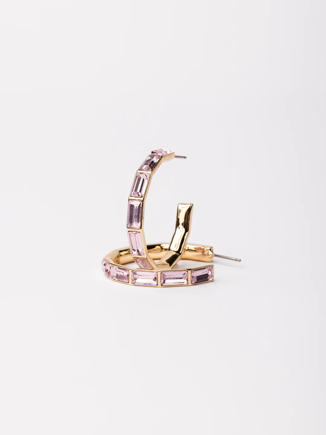 Baby Pink Medium Hoop