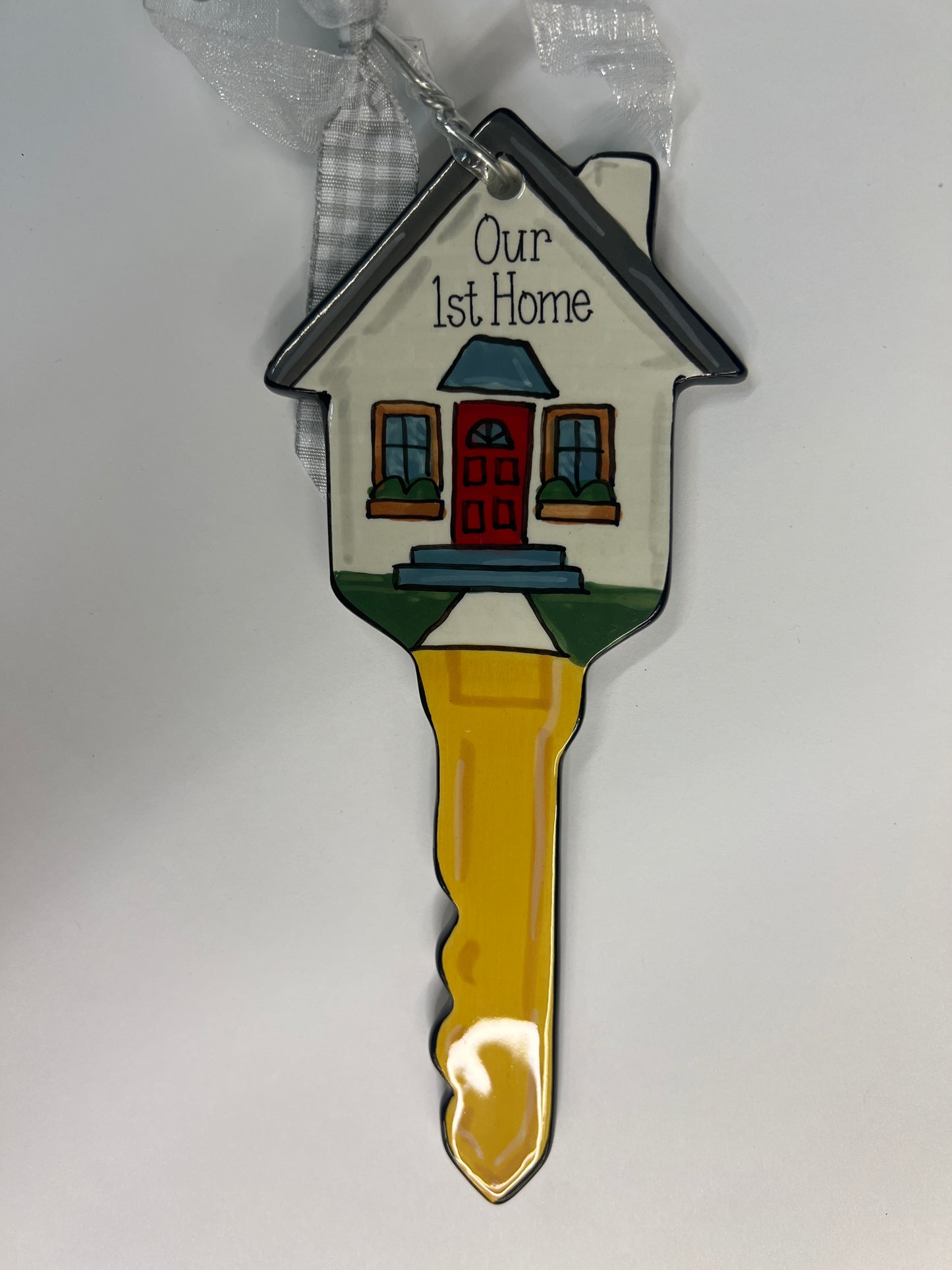 1st Home Key Flat Ornament